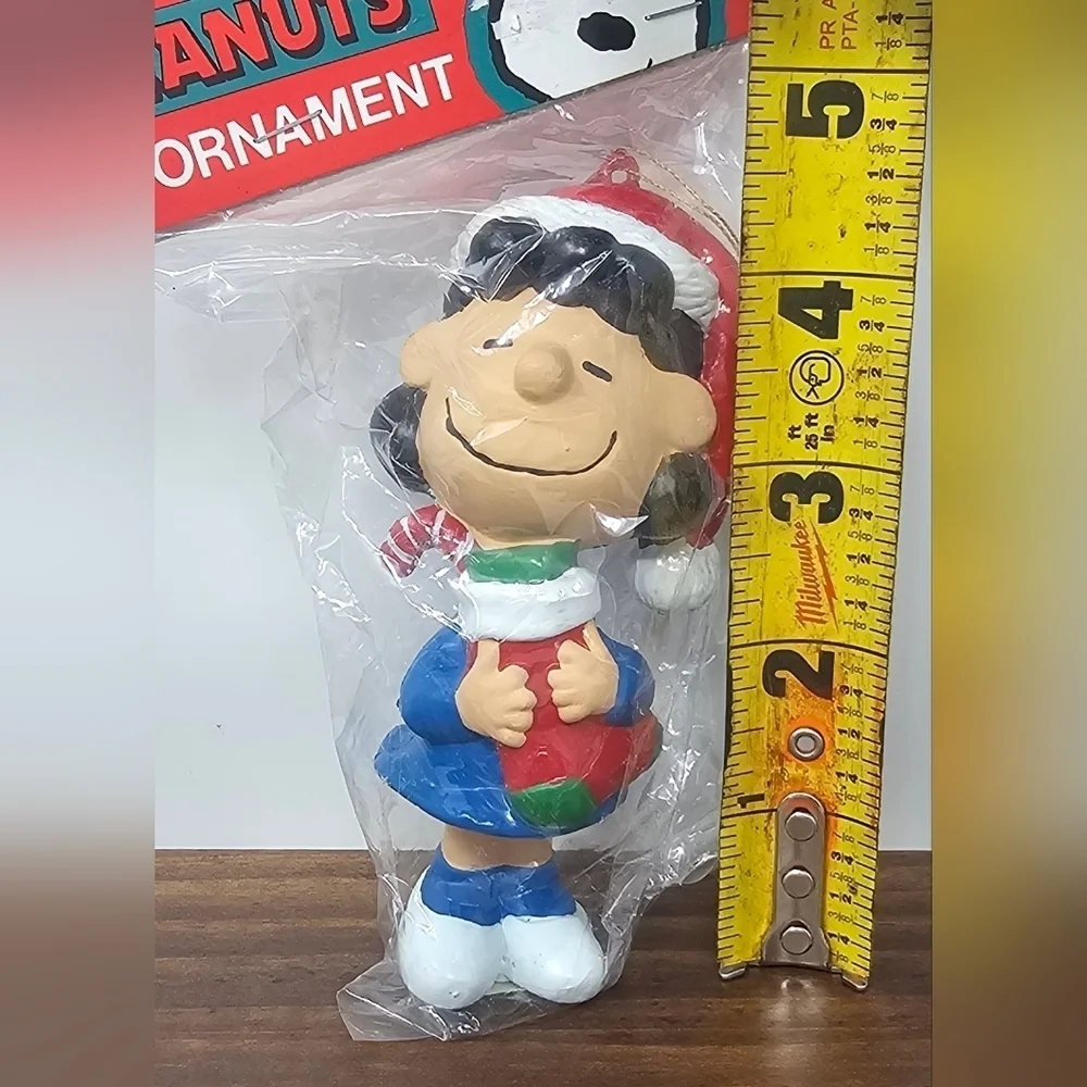 Vintage Kurt Adler Peanuts Christmas Ornaments Lucy, Woodstock & Charlie Brown
